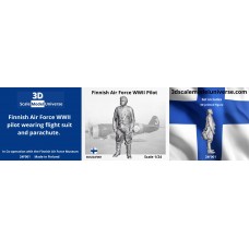 Finnish Air Force WWII Pilot 1/24 Finnish Air Force WWII Pilot 1/24