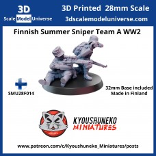 Finnish Summer Sniper Team A WW2