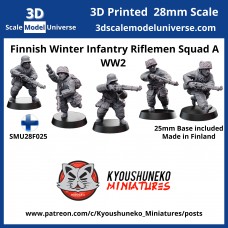 Finnish Winter Infantry Riflemen Squad A WW2