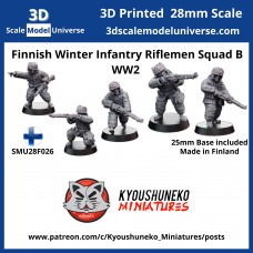 Finnish Winter Infantry Riflemen Squad B WW2