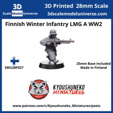 Finnish Winter Infantry LMG A WW2