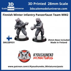 Finnish Winter Infantry Panzerfaust Team WW2