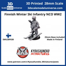 Finnish Winter Ski Infantry NCO WW2