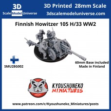Finnish Howitzer 105 H/33 WW2