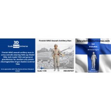 Finnish WW2 Assault Artillery Man 1/35