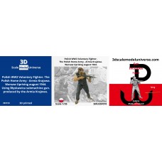 Polish WW2 Voluntary Fighter. Warsaw Uprising august 1944 1/35