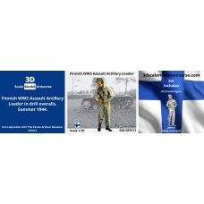 Finnish WW2 Assault Artillery Loader 1/35