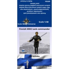 Finnish WW2 tank commander 1/48