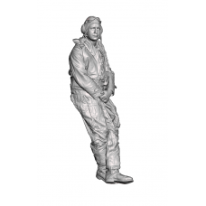 WWII German Fighter Pilot in a Channel Flight Suit 1/32