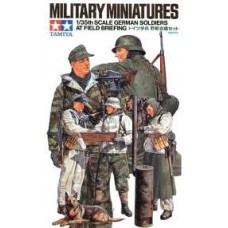 German Soldiers at Field Briefing German Soldiers at Field Briefing