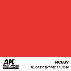 AK RC837 Fluorescent Red RAL3026