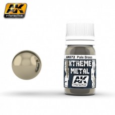 AK 672 Xtreme Metal Pale Brass AK 672 Xtreme Metal Pale Brass