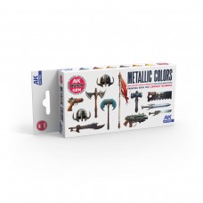 AK 17522 Metallic Colors Set Quick Gen