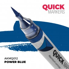 AKMQ012 Quick Markers Power Blue