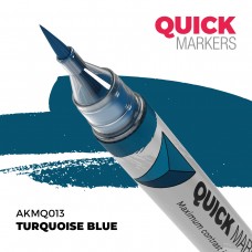 AKMQ013 Quick Markers Turquoise Blue