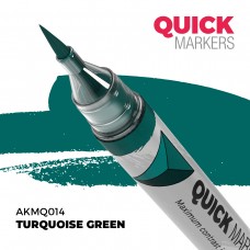 AKMQ014 Quick Markers Turquoise Green