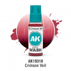 AK19310 Acrylic Wash Crimson Veil Wash
