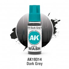 AK19314 Acrylic Wash Dark Grey Wash