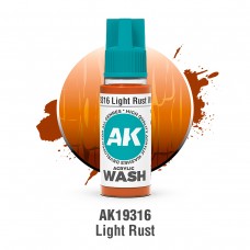 AK19316 Acrylic Wash Light Rust Wash