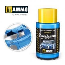 AMIG 0332 Cobra Motor Paint Medium Blue 30ml. AMIG 0332 Cobra Motor Paint Medium Blue 30ml.