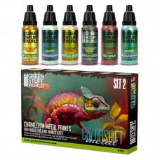 GSW 9341 Chameleon Acrylic Colorshift Metal Paints Set 2