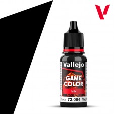 Vallejo 72094 Black Ink 18ml (120)