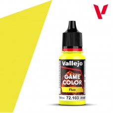 Vallejo 72103 Fluorescent Yellow 18ml (101)
