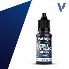 Vallejo 77150 Ultramarine Blue.  True Metallic Metal Shade