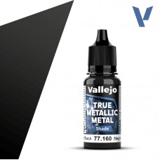 Vallejo 77160 Obsidian Black.  True Metallic Metal Shade