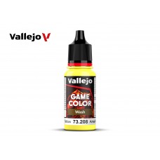 Vallejo 73208 Wash Yellow Wash 18ml